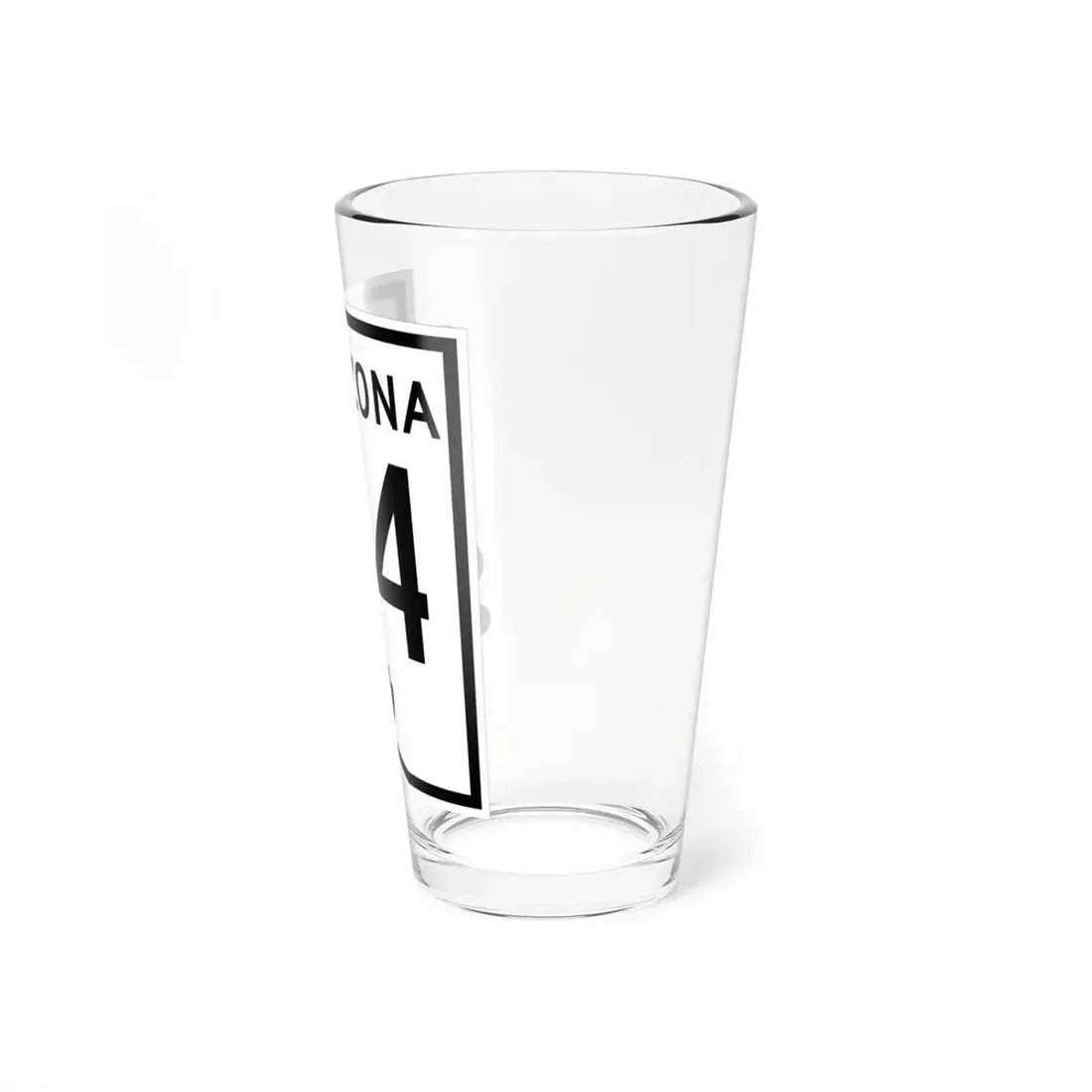 Arizona 84 1956 (Arizona) (Road Sign) Pint Glss 16oz - Go Mug Yourself