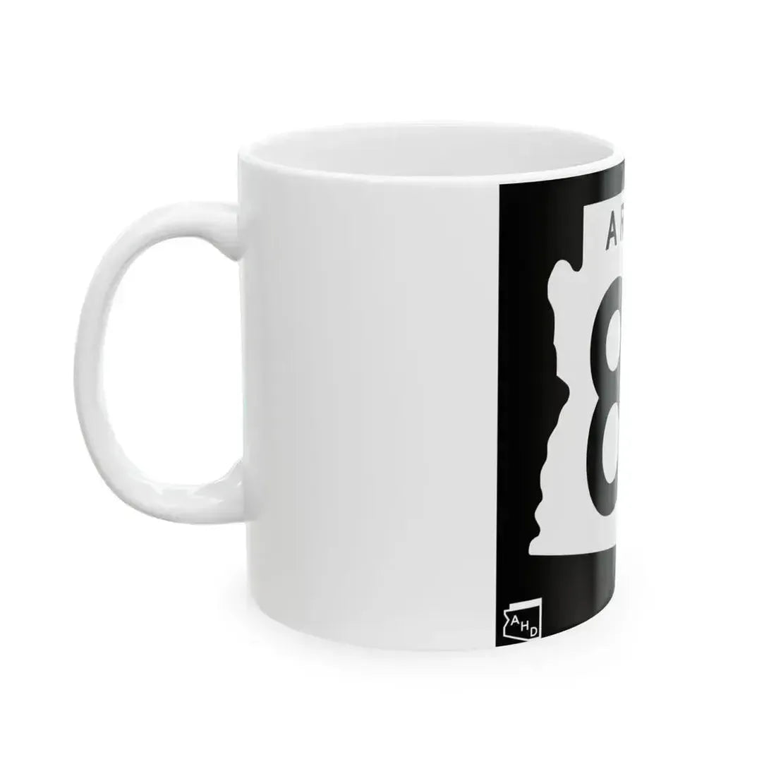 Arizona 84 1963 (Arizona) (Road Sign) White Coffee Mug - Go Mug Yourself