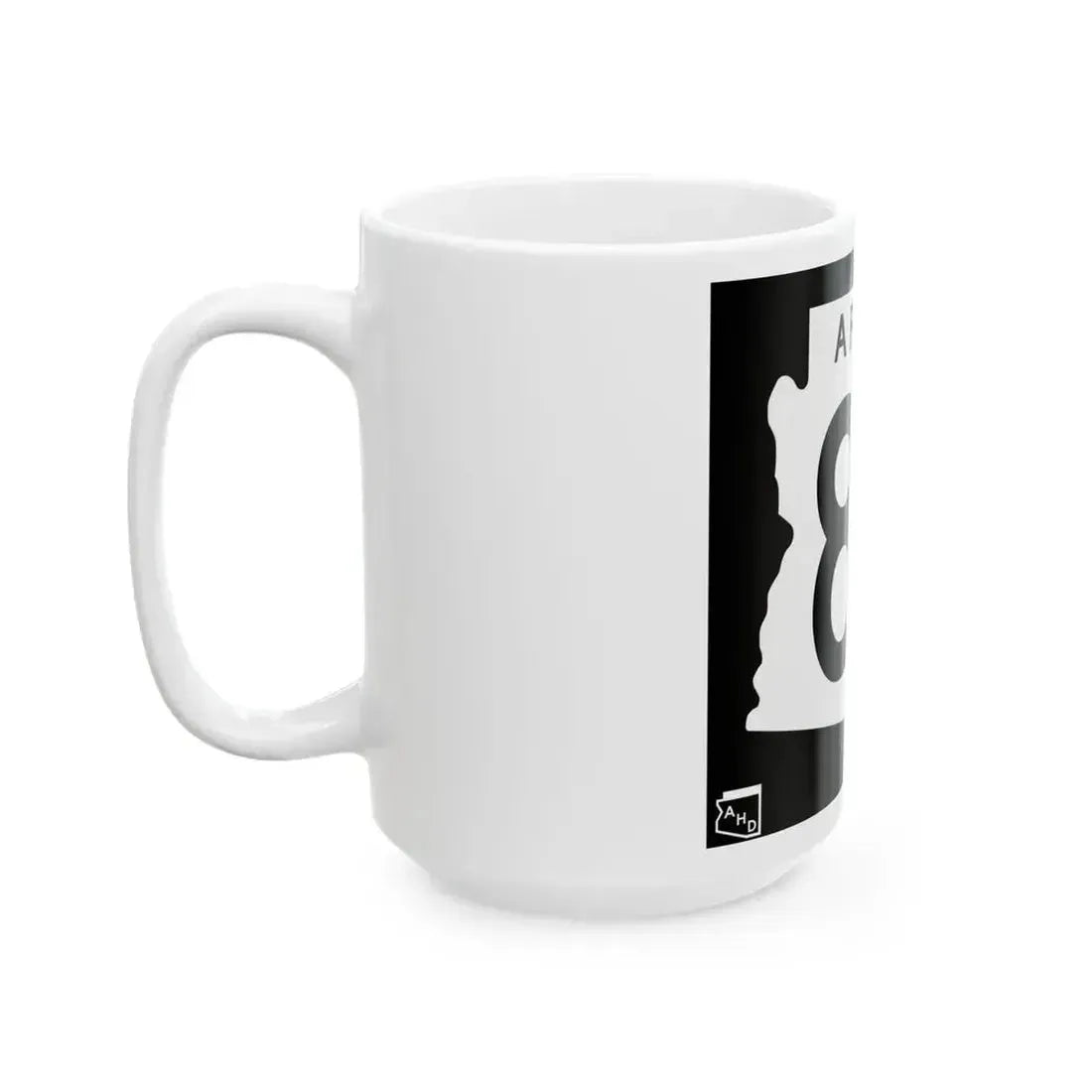 Arizona 84 1963 (Arizona) (Road Sign) White Coffee Mug - Go Mug Yourself