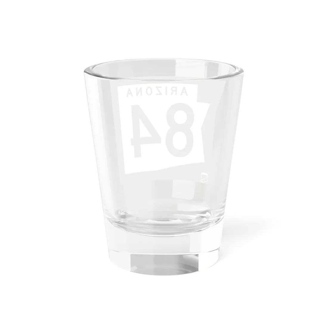 Arizona 84 1973 (Arizona) (Road Sign) Shot Glass 1.5oz - Go Mug Yourself