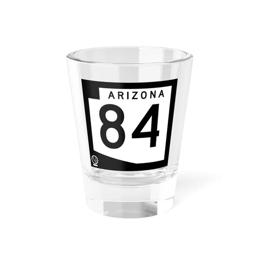 Arizona 84 1978 (Arizona) (Road Sign) Shot Glass 1.5oz 1.5oz - Go Mug Yourself