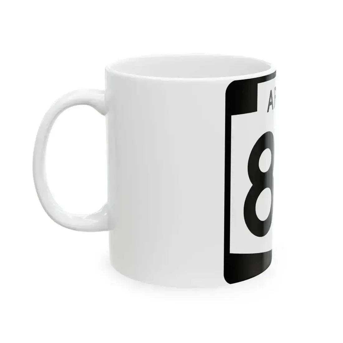 Arizona 84 (Arizona) (Road Sign) White Coffee Mug - Go Mug Yourself