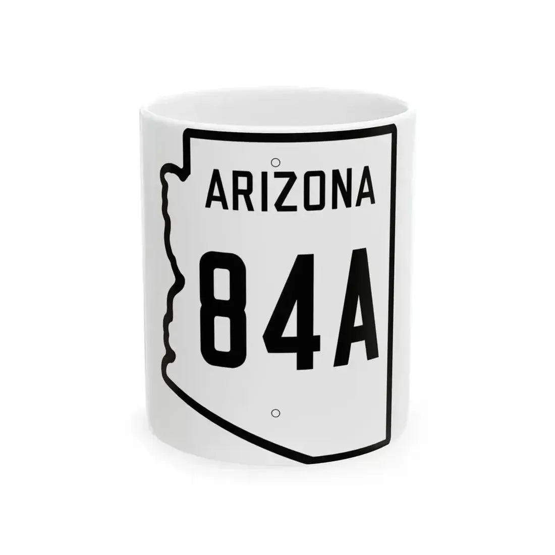 Arizona 84A 1941 (Arizona) (Road Sign) White Coffee Mug 11oz - Go Mug Yourself