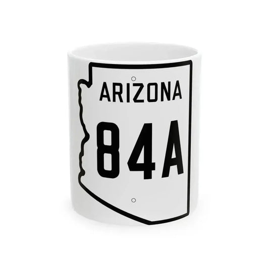 Arizona 84A 1941 (Arizona) (Road Sign) White Coffee Mug 11oz - Go Mug Yourself