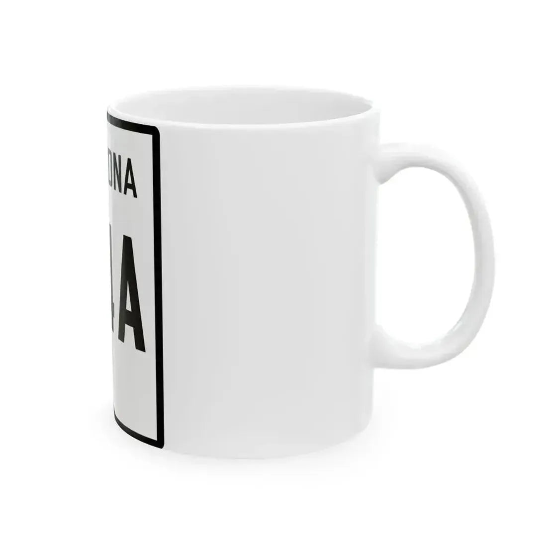 Arizona 84A 1941 (Arizona) (Road Sign) White Coffee Mug - Go Mug Yourself