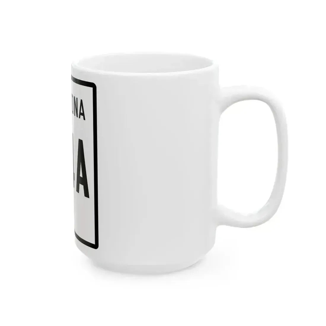 Arizona 84A 1941 (Arizona) (Road Sign) White Coffee Mug - Go Mug Yourself