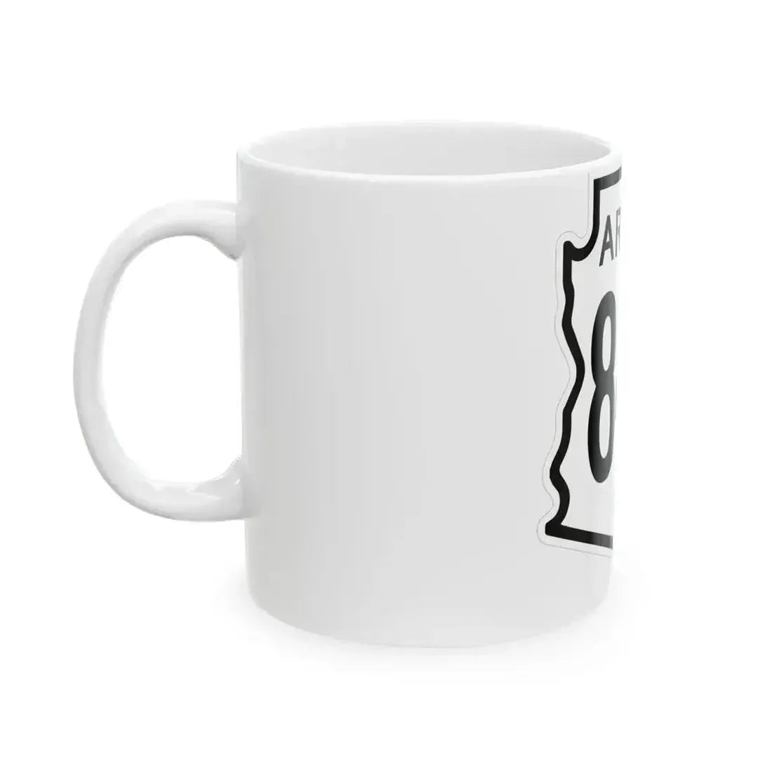 Arizona 84A 1956 (Arizona) (Road Sign) White Coffee Mug - Go Mug Yourself