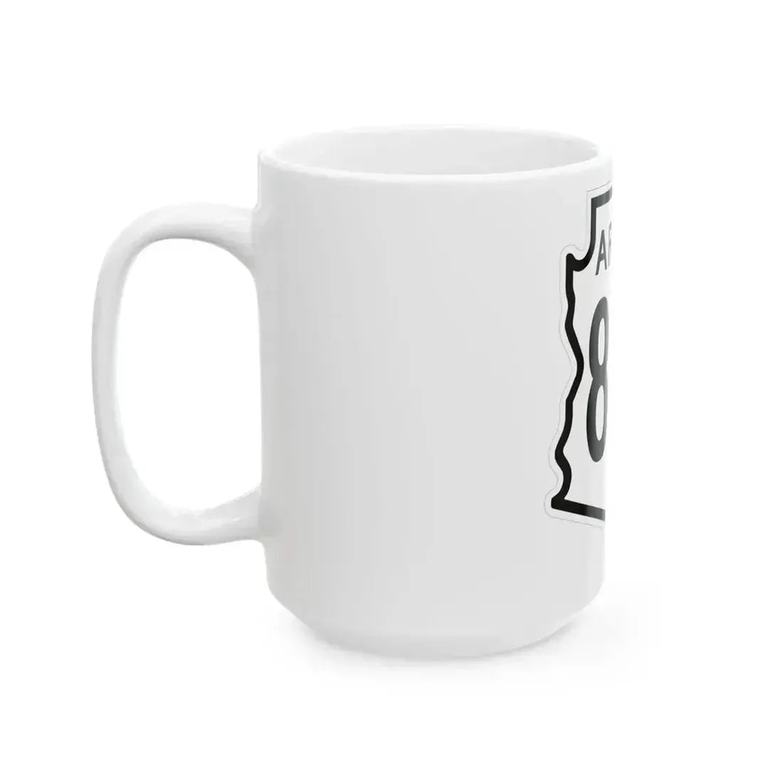 Arizona 84A 1956 (Arizona) (Road Sign) White Coffee Mug - Go Mug Yourself