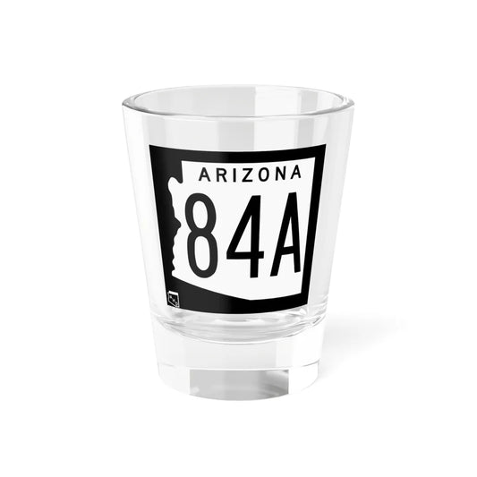 Arizona 84A 1963 (Arizona) (Road Sign) Shot Glass 1.5oz 1.5oz - Go Mug Yourself