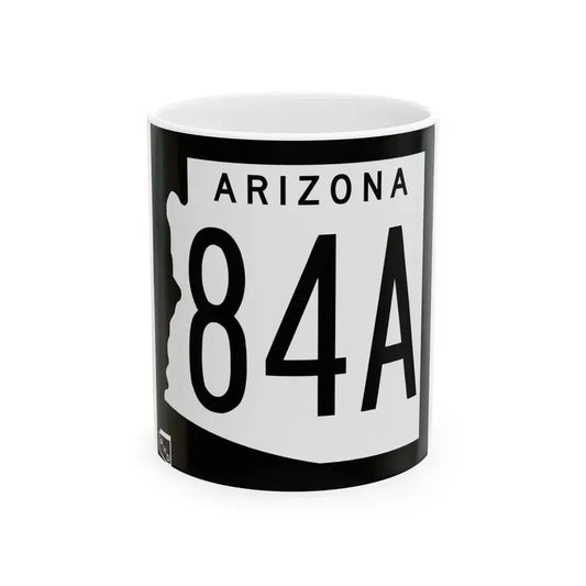 Arizona 84A 1963 (Arizona) (Road Sign) White Coffee Mug 11oz - Go Mug Yourself