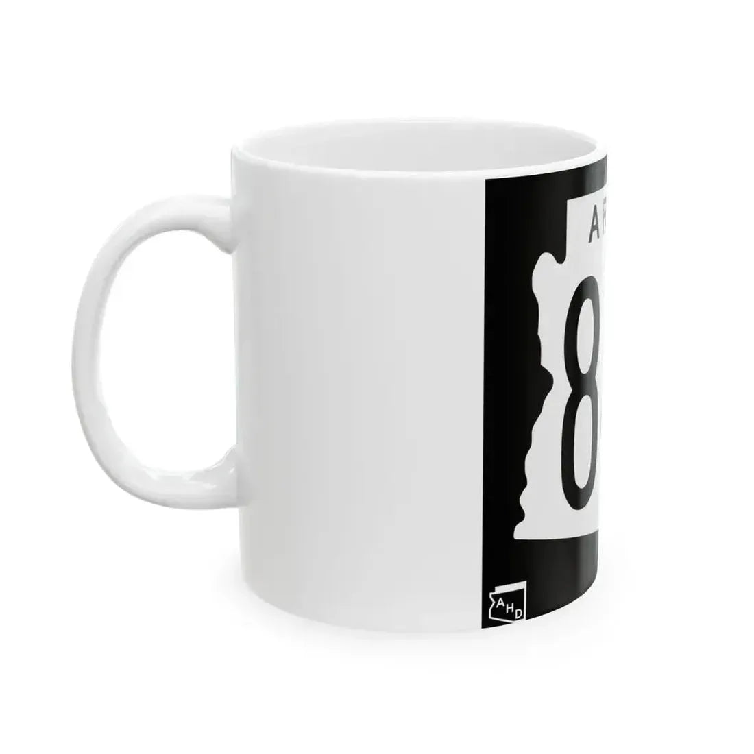Arizona 84A 1963 (Arizona) (Road Sign) White Coffee Mug - Go Mug Yourself