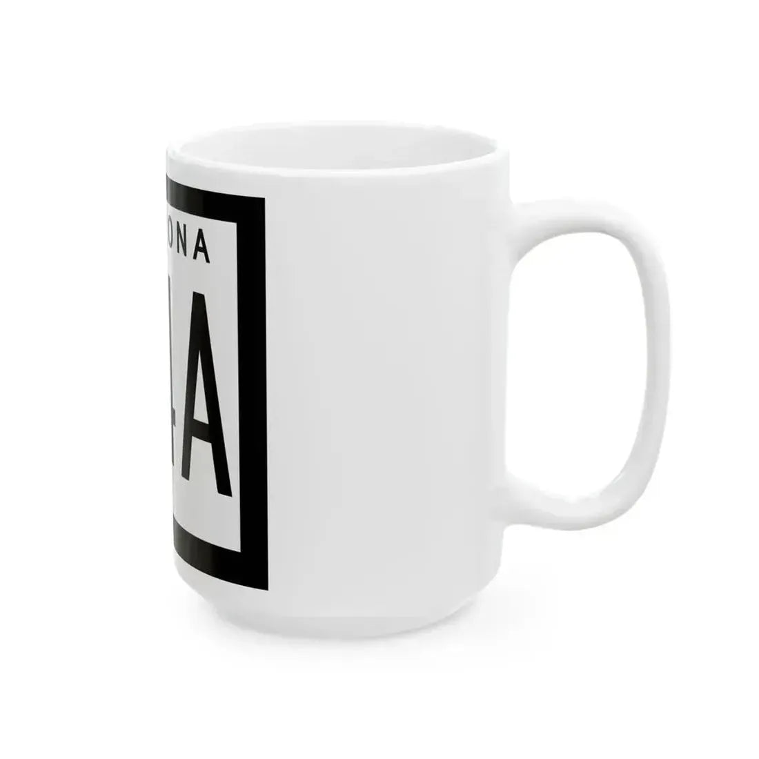 Arizona 84A 1963 (Arizona) (Road Sign) White Coffee Mug - Go Mug Yourself