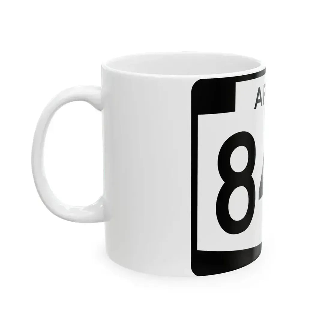 Arizona 84A (Arizona) (Road Sign) White Coffee Mug - Go Mug Yourself