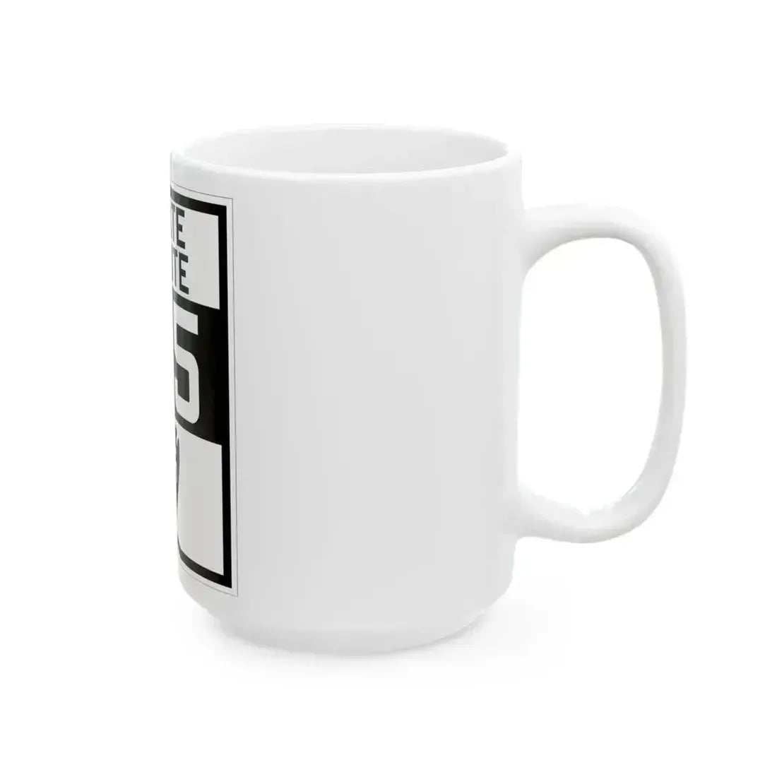 Arizona 85 1927 (Arizona) (Road Sign) White Coffee Mug - Go Mug Yourself