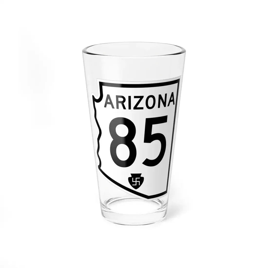 Arizona 85 1956 (Arizona) (Road Sign) Pint Glss 16oz 16oz - Go Mug Yourself
