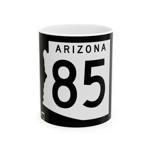 Arizona 85 1963 (Arizona) (Road Sign) White Coffee Mug 11oz - Go Mug Yourself