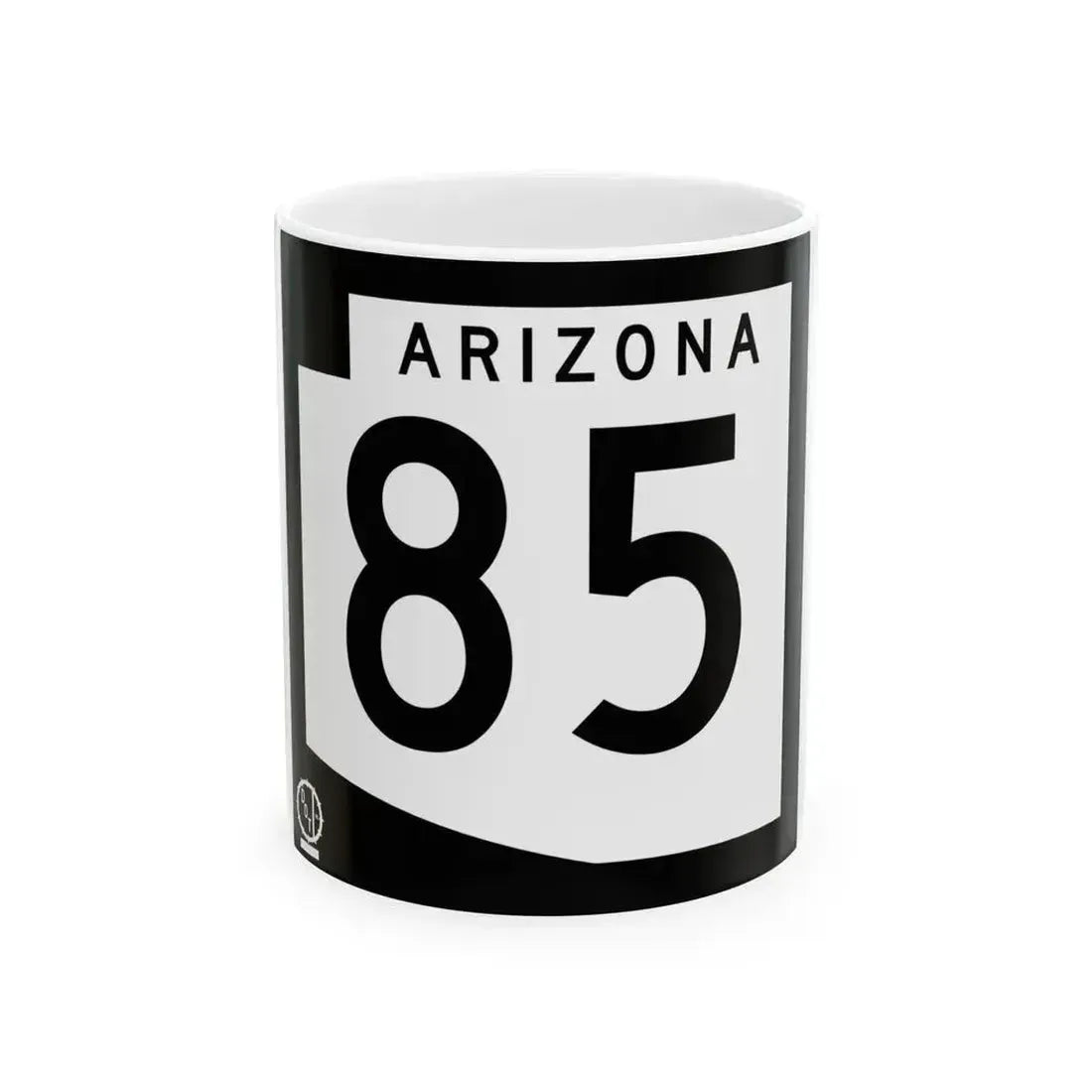Arizona 85 1978 (Arizona) (Road Sign) White Coffee Mug 11oz - Go Mug Yourself