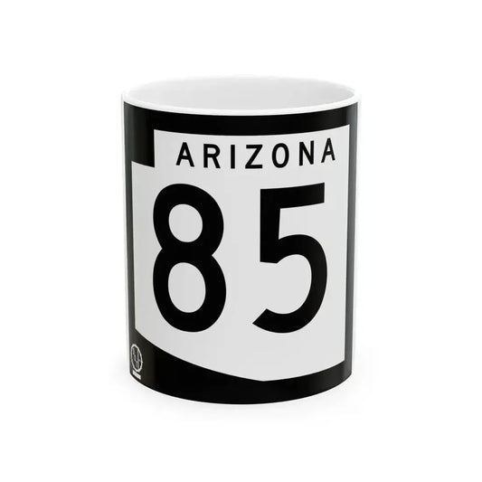 Arizona 85 1978 (Arizona) (Road Sign) White Coffee Mug 11oz - Go Mug Yourself