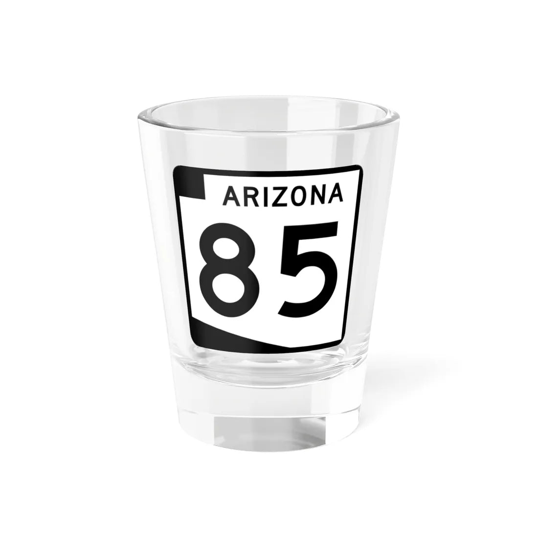 Arizona 85 (Arizona) (Road Sign) Shot Glass 1.5oz 1.5oz - Go Mug Yourself