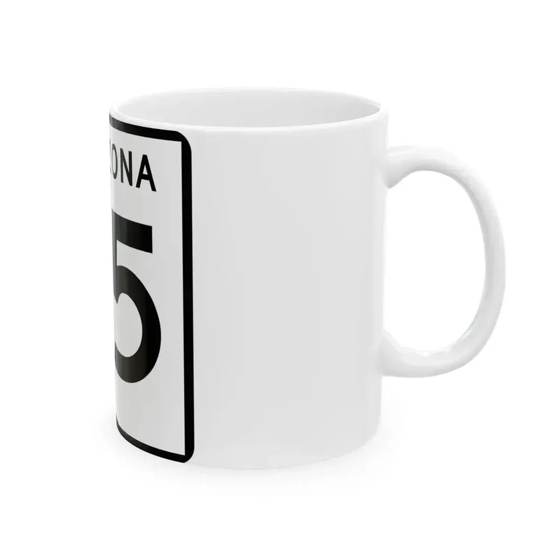 Arizona 85 (Arizona) (Road Sign) White Coffee Mug - Go Mug Yourself