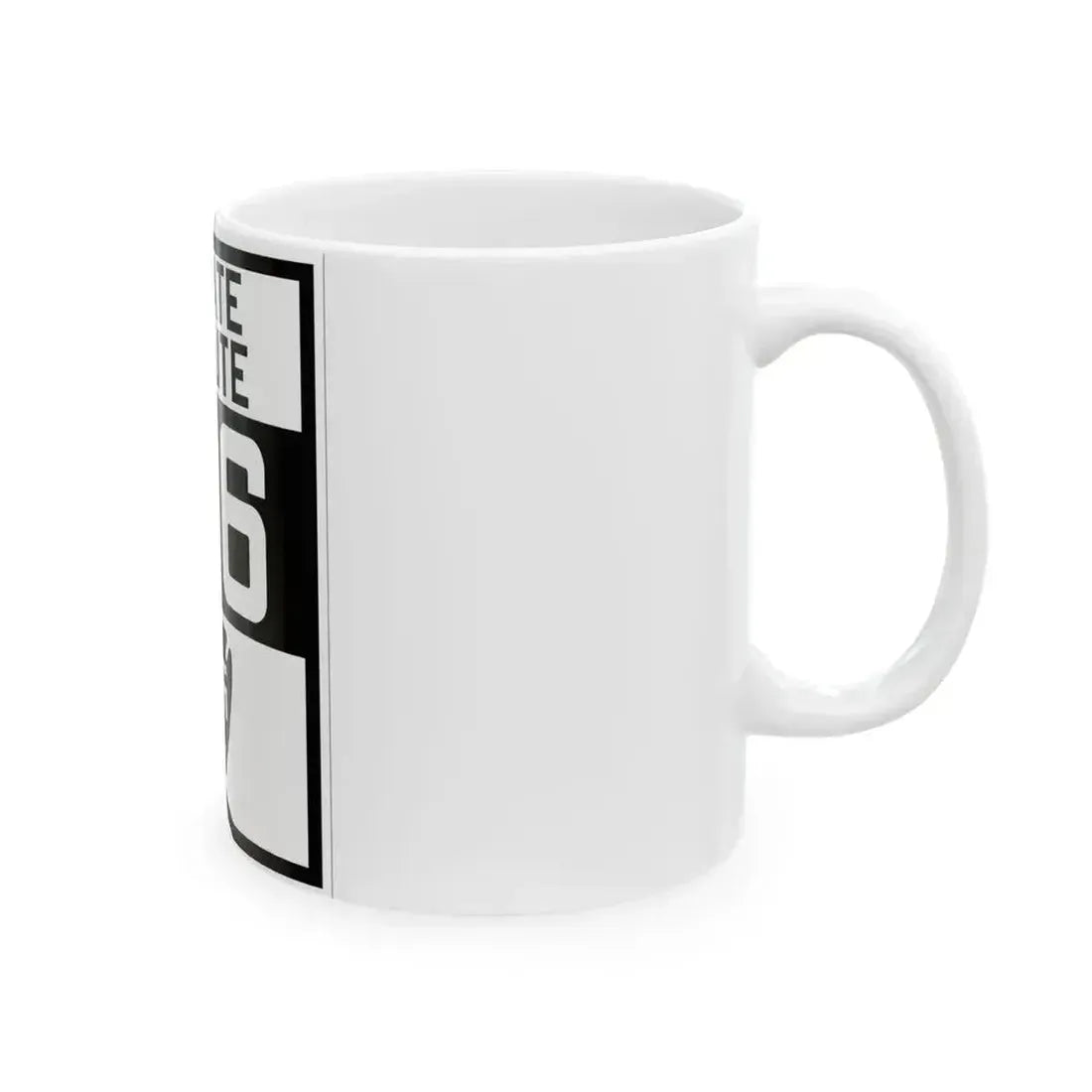 Arizona 86 1927 (Arizona) (Road Sign) White Coffee Mug - Go Mug Yourself
