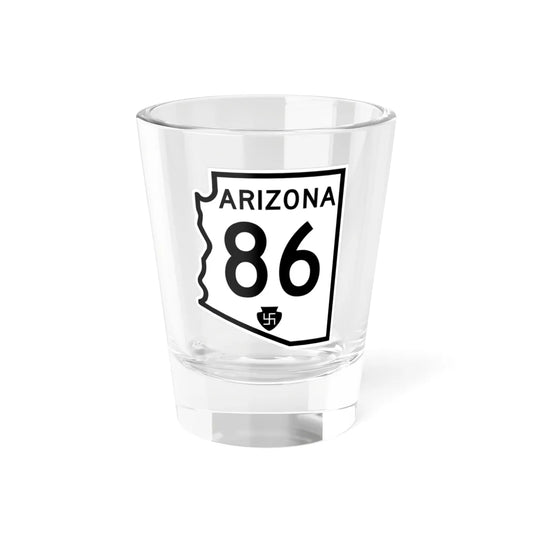 Arizona 86 1956 (Arizona) (Road Sign) Shot Glass 1.5oz 1.5oz - Go Mug Yourself