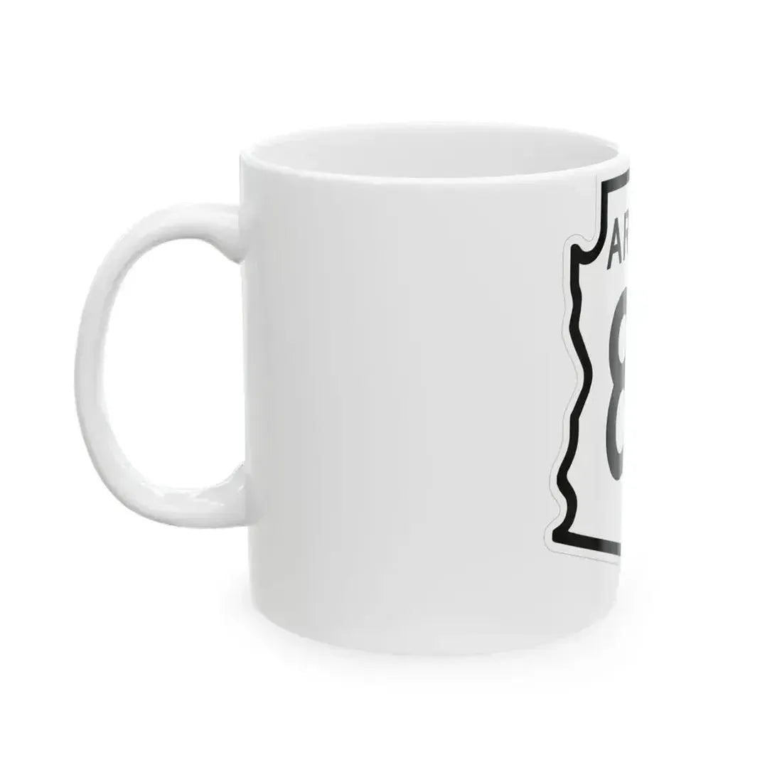 Arizona 86 1956 (Arizona) (Road Sign) White Coffee Mug - Go Mug Yourself