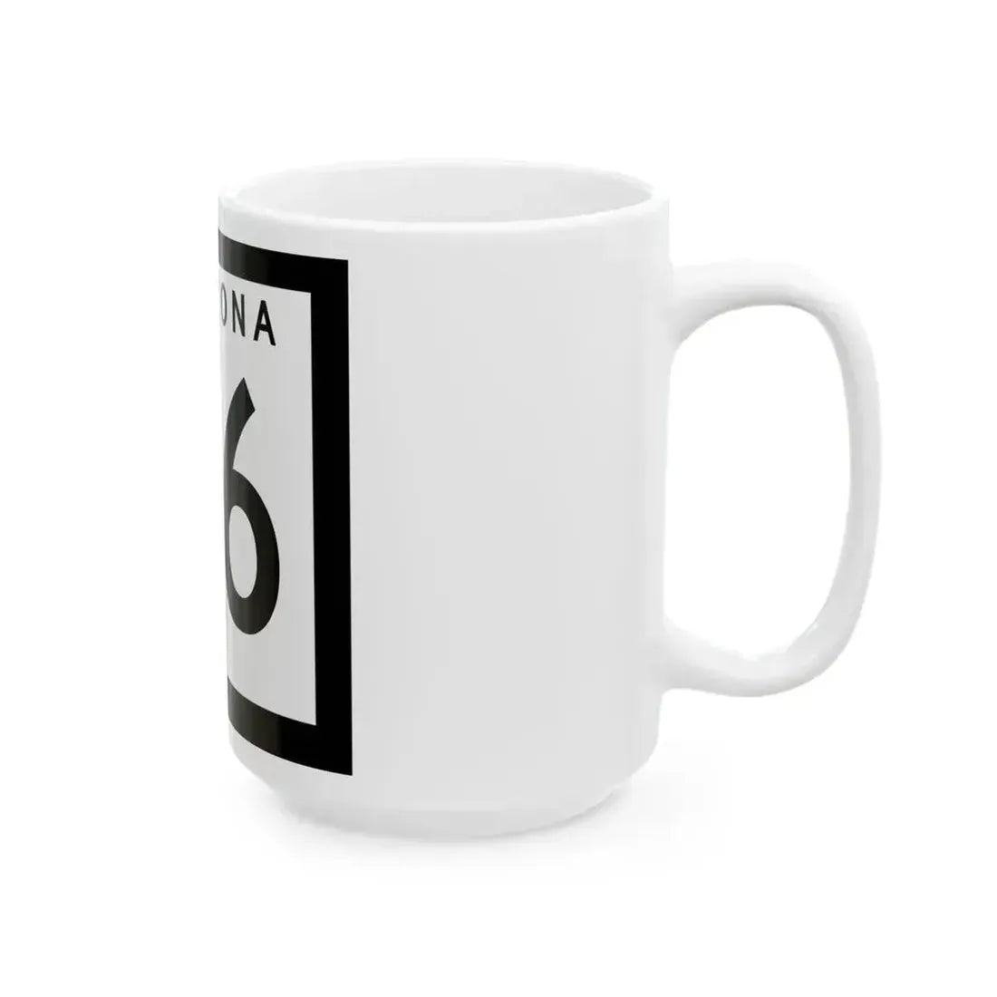 Arizona 86 1963 (Arizona) (Road Sign) White Coffee Mug - Go Mug Yourself