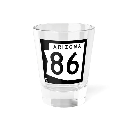 Arizona 86 1973 (Arizona) (Road Sign) Shot Glass 1.5oz 1.5oz - Go Mug Yourself