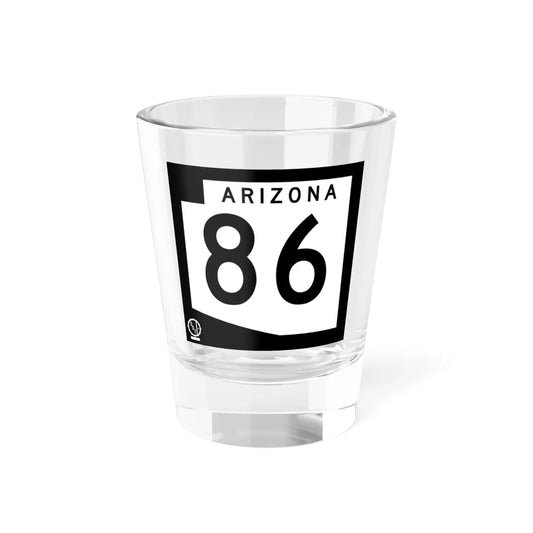 Arizona 86 1978 (Arizona) (Road Sign) Shot Glass 1.5oz 1.5oz - Go Mug Yourself