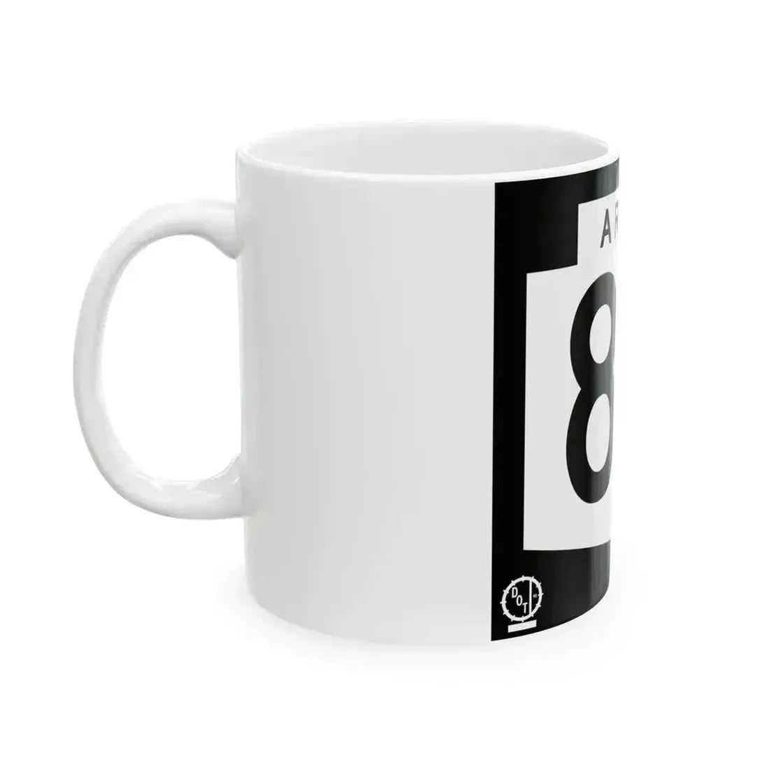 Arizona 86 1978 (Arizona) (Road Sign) White Coffee Mug - Go Mug Yourself