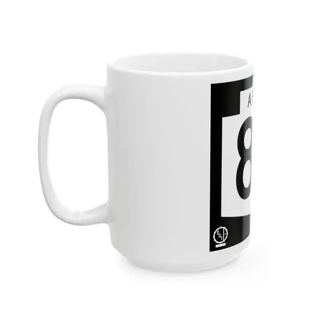 Arizona 86 1978 (Arizona) (Road Sign) White Coffee Mug - Go Mug Yourself
