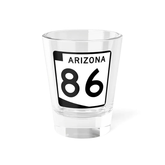 Arizona 86 (Arizona) (Road Sign) Shot Glass 1.5oz 1.5oz - Go Mug Yourself