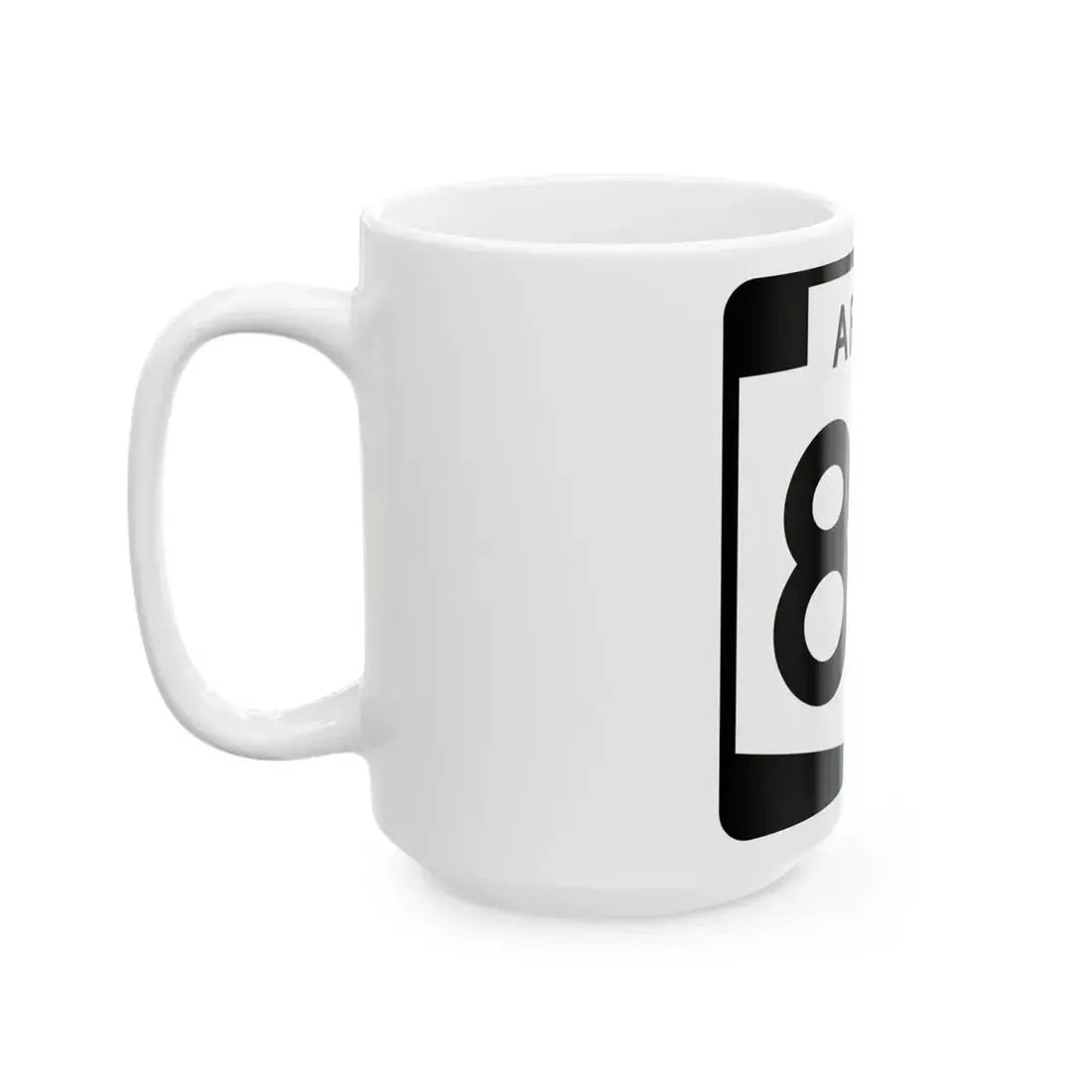 Arizona 86 (Arizona) (Road Sign) White Coffee Mug - Go Mug Yourself