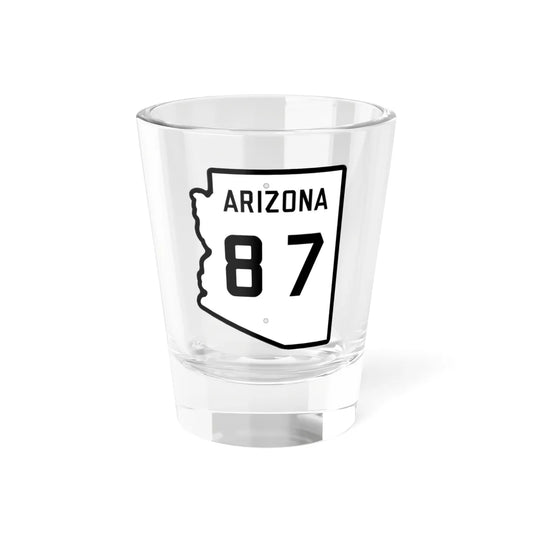 Arizona 87 1941 (Arizona) (Road Sign) Shot Glass 1.5oz 1.5oz - Go Mug Yourself