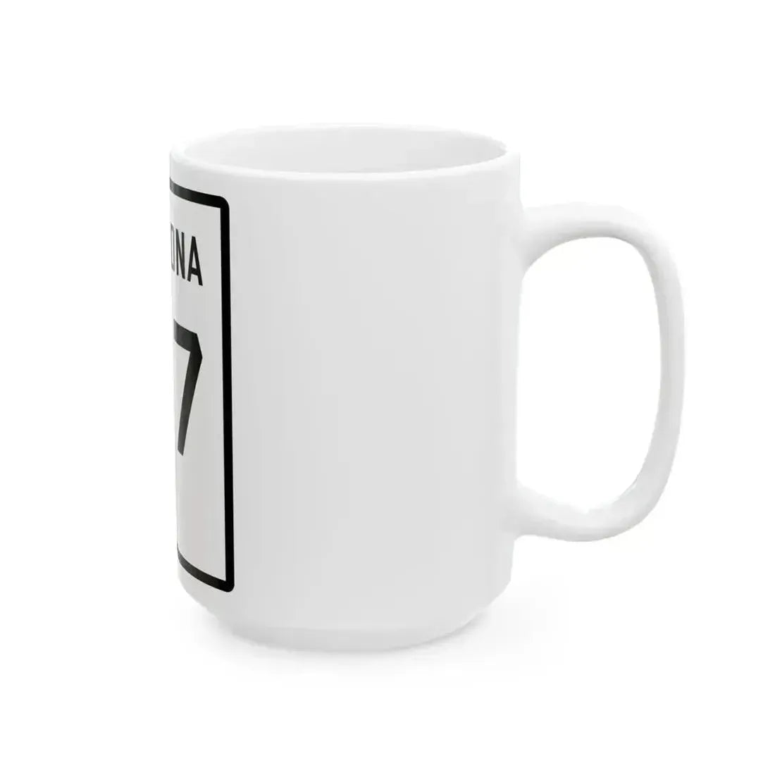 Arizona 87 1941 (Arizona) (Road Sign) White Coffee Mug - Go Mug Yourself