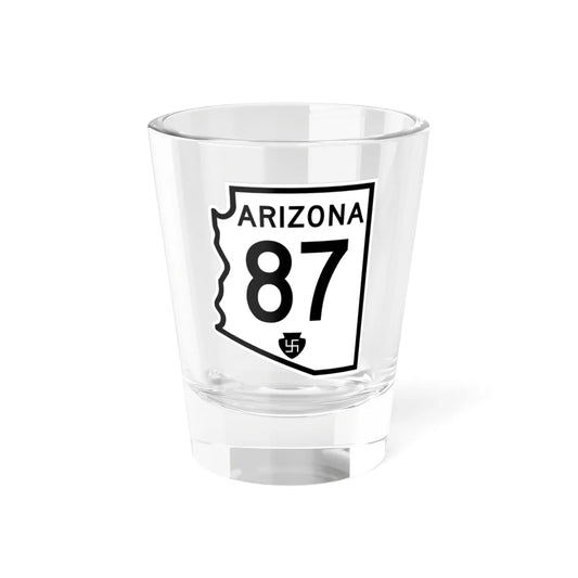 Arizona 87 1956 (Arizona) (Road Sign) Shot Glass 1.5oz 1.5oz - Go Mug Yourself