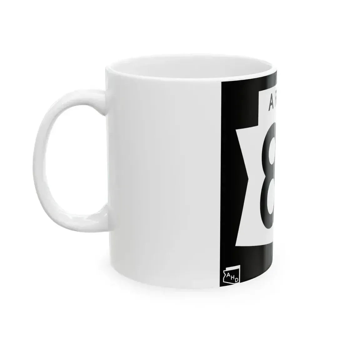 Arizona 87 1973 (Arizona) (Road Sign) White Coffee Mug - Go Mug Yourself
