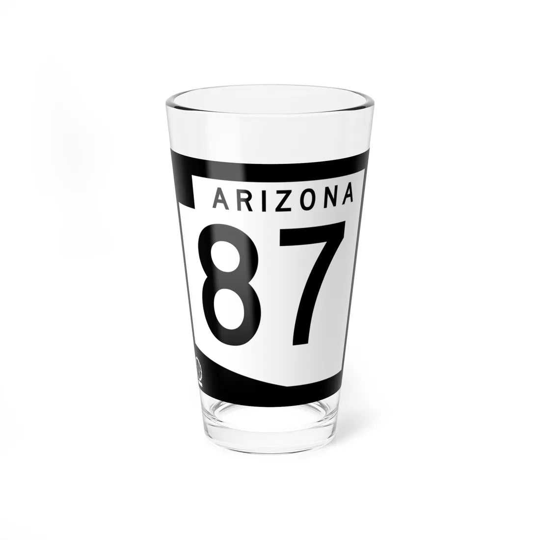 Arizona 87 1978 (Arizona) (Road Sign) Pint Glss 16oz 16oz - Go Mug Yourself