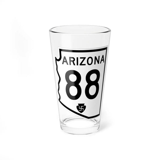 Arizona 88 1956 (Arizona) (Road Sign) Pint Glss 16oz 16oz - Go Mug Yourself