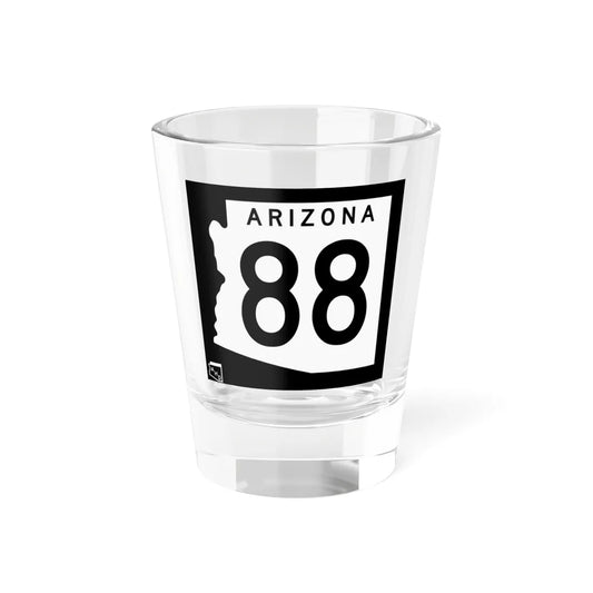 Arizona 88 1963 (Arizona) (Road Sign) Shot Glass 1.5oz 1.5oz - Go Mug Yourself