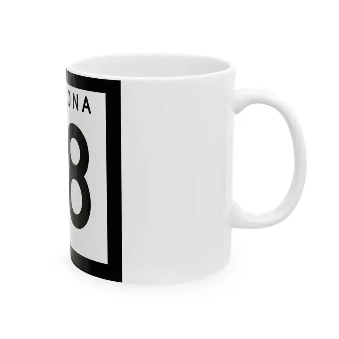 Arizona 88 1973 (Arizona) (Road Sign) White Coffee Mug - Go Mug Yourself