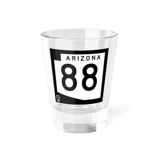 Arizona 88 1978 (Arizona) (Road Sign) Shot Glass 1.5oz 1.5oz - Go Mug Yourself