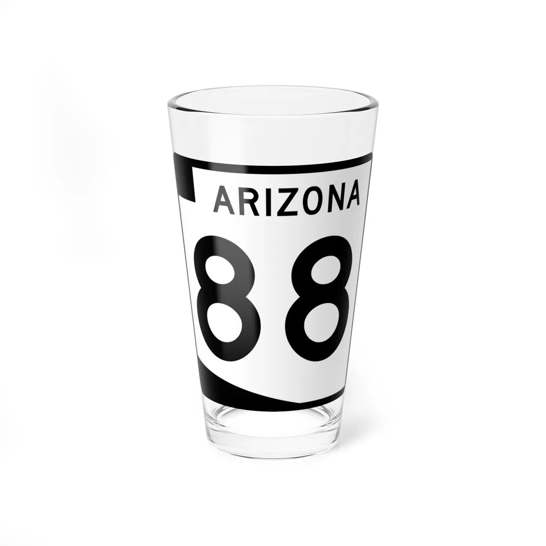 Arizona 88 (Arizona) (Road Sign) Pint Glss 16oz 16oz - Go Mug Yourself