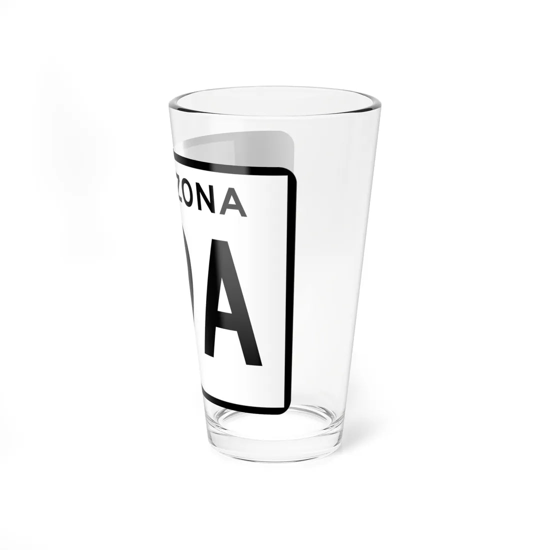 Arizona 89A (Arizona) (Road Sign) Pint Glss 16oz - Go Mug Yourself