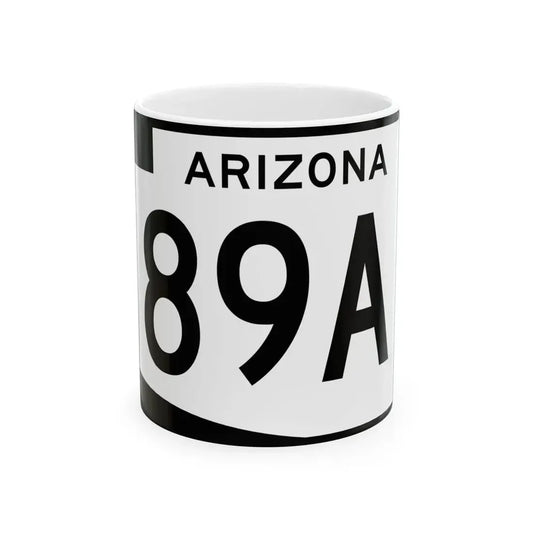 Arizona 89A (Arizona) (Road Sign) White Coffee Mug 11oz - Go Mug Yourself