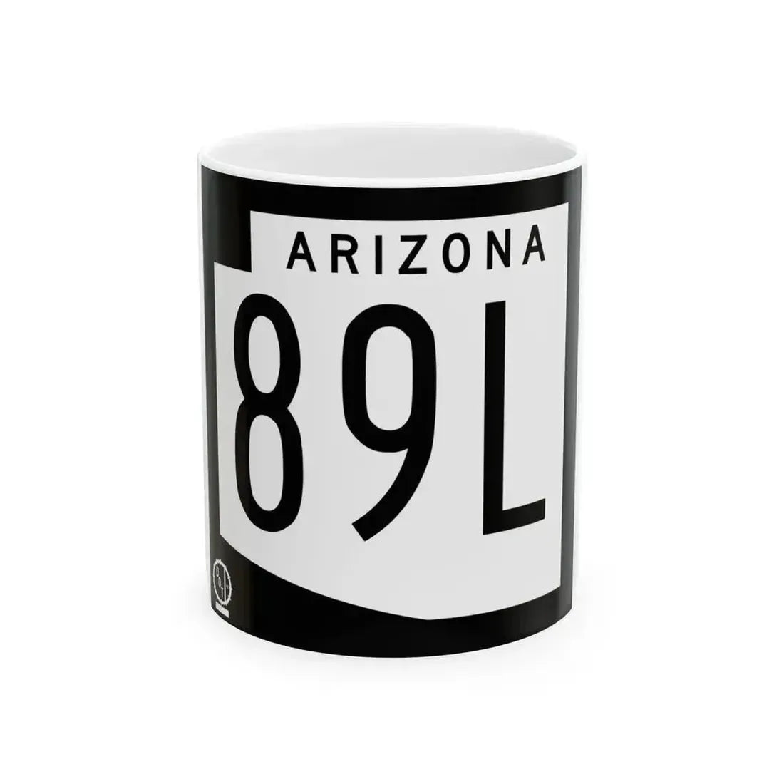 Arizona 89L 1978 (Arizona) (Road Sign) White Coffee Mug 11oz - Go Mug Yourself