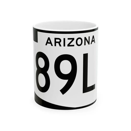Arizona 89L (Arizona) (Road Sign) White Coffee Mug 11oz - Go Mug Yourself