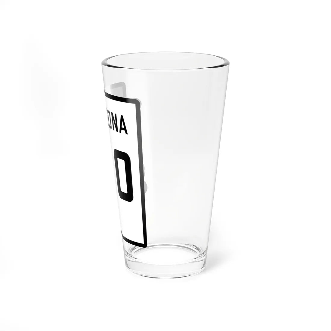 Arizona 90 1941 (Arizona) (Road Sign) Pint Glss 16oz - Go Mug Yourself