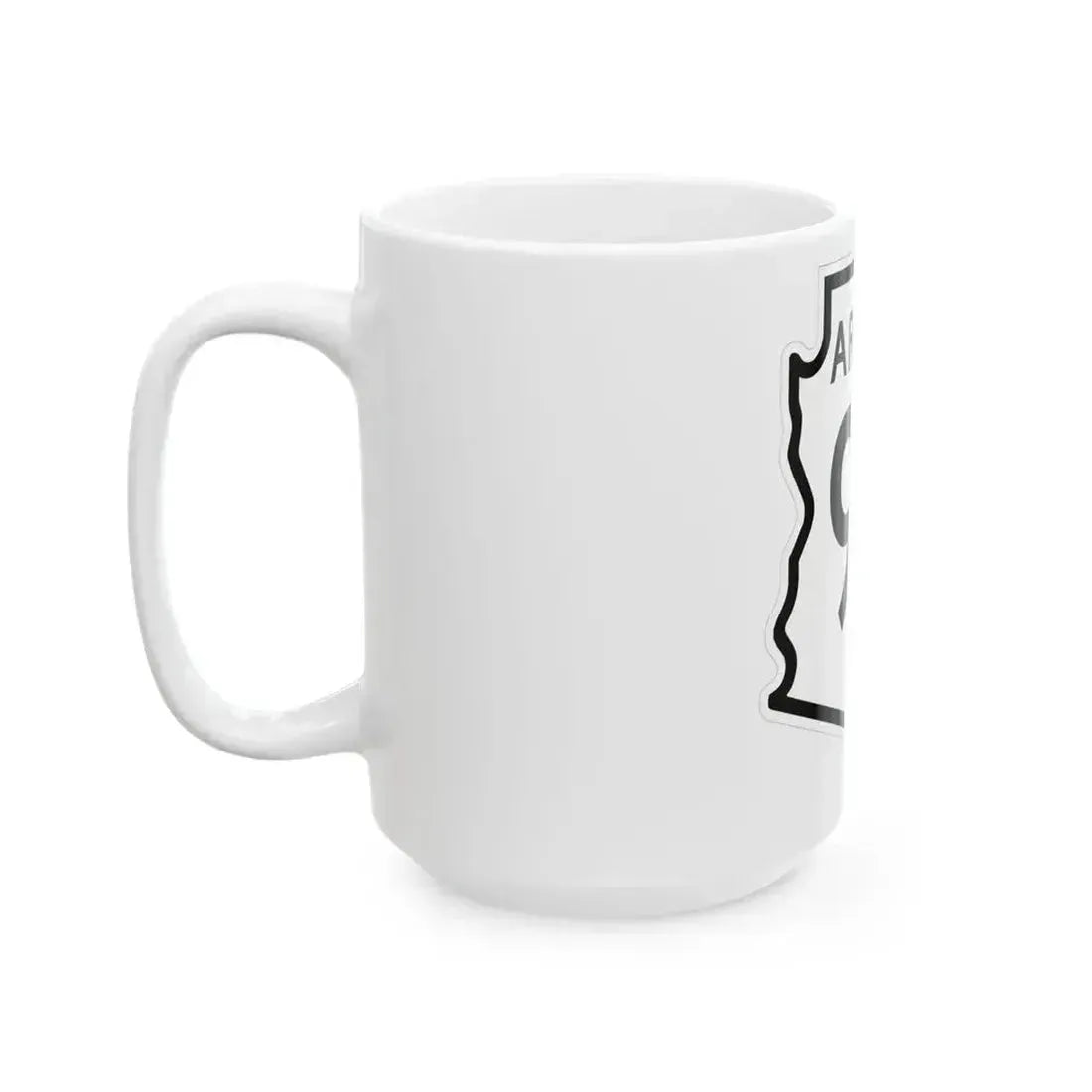 Arizona 90 1956 (Arizona) (Road Sign) White Coffee Mug - Go Mug Yourself